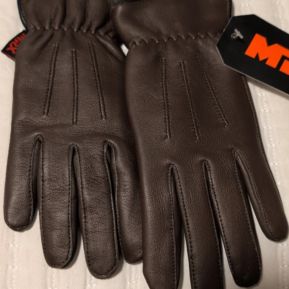 MRX Brown Leather Gloves